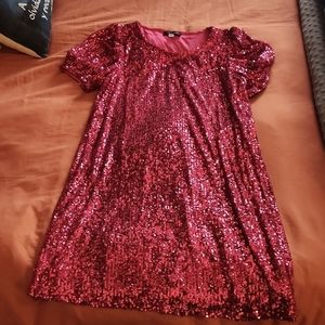 Pink Sequil Dress